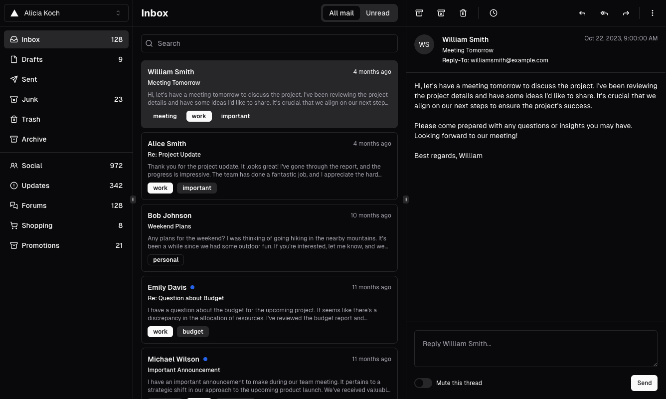 Dashboard preview showing clean interface design