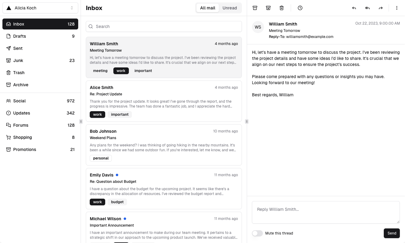 Dashboard preview showing clean interface design